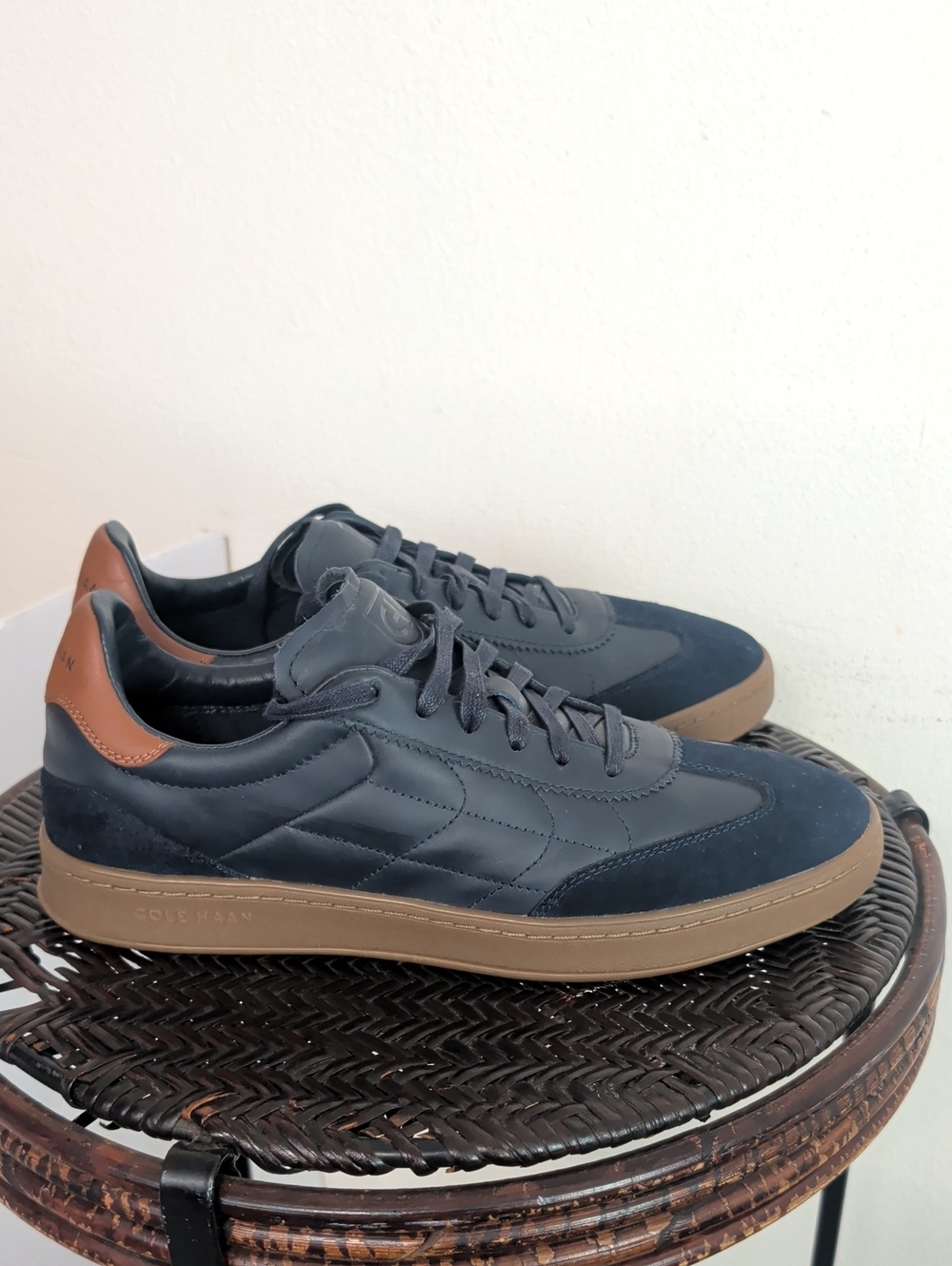 Cole Haan Men's Size 8.5 M GRANDPRO BREAKAWAY NAVY/CH BRITISH TAN/GUM